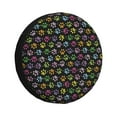thumbnail image 1 of JUNZAN Colorful Paw Spare Tire Cover Wheel Protector for Truck SUV Trailer Camping Rv Tire Covers-14 inch, 1 of 8