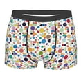 thumbnail image 1 of JUNZAN Colorful Spots Mens Underwear Boxer Briefs for Men’s - Large, 1 of 7