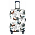 thumbnail image 1 of JUNZAN Cool Chicken Print Washable Luggage Cover - Fashion Suitcase Protector Fits 18-32 Inch Luggage, 1 of 8