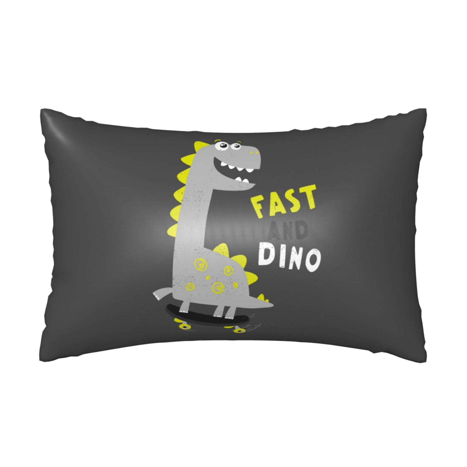 JUNZAN Cute Dinosaur Silk Pillowcase for Hair and Skin,Cooling Sleep
