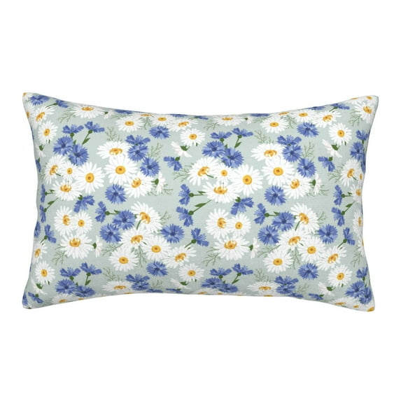 JUNZAN Daisies Flowers Pillow Cases Standard Size, with Envelope Closure Bed Pillow Cases(without pillow core),20"x30" inches