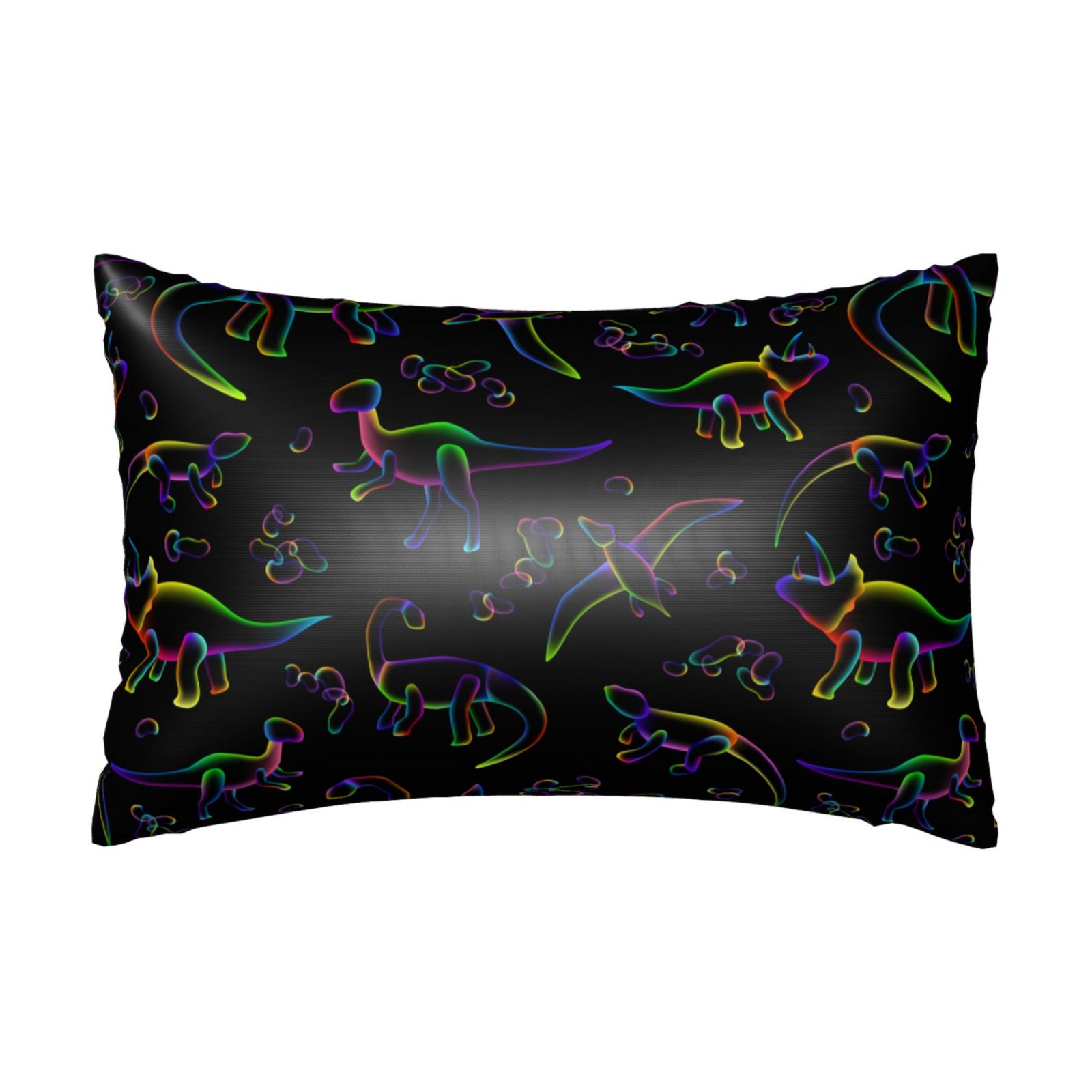 JUNZAN Dinosaur Silk Pillowcase for Hair and Skin,Cooling Sleep Both