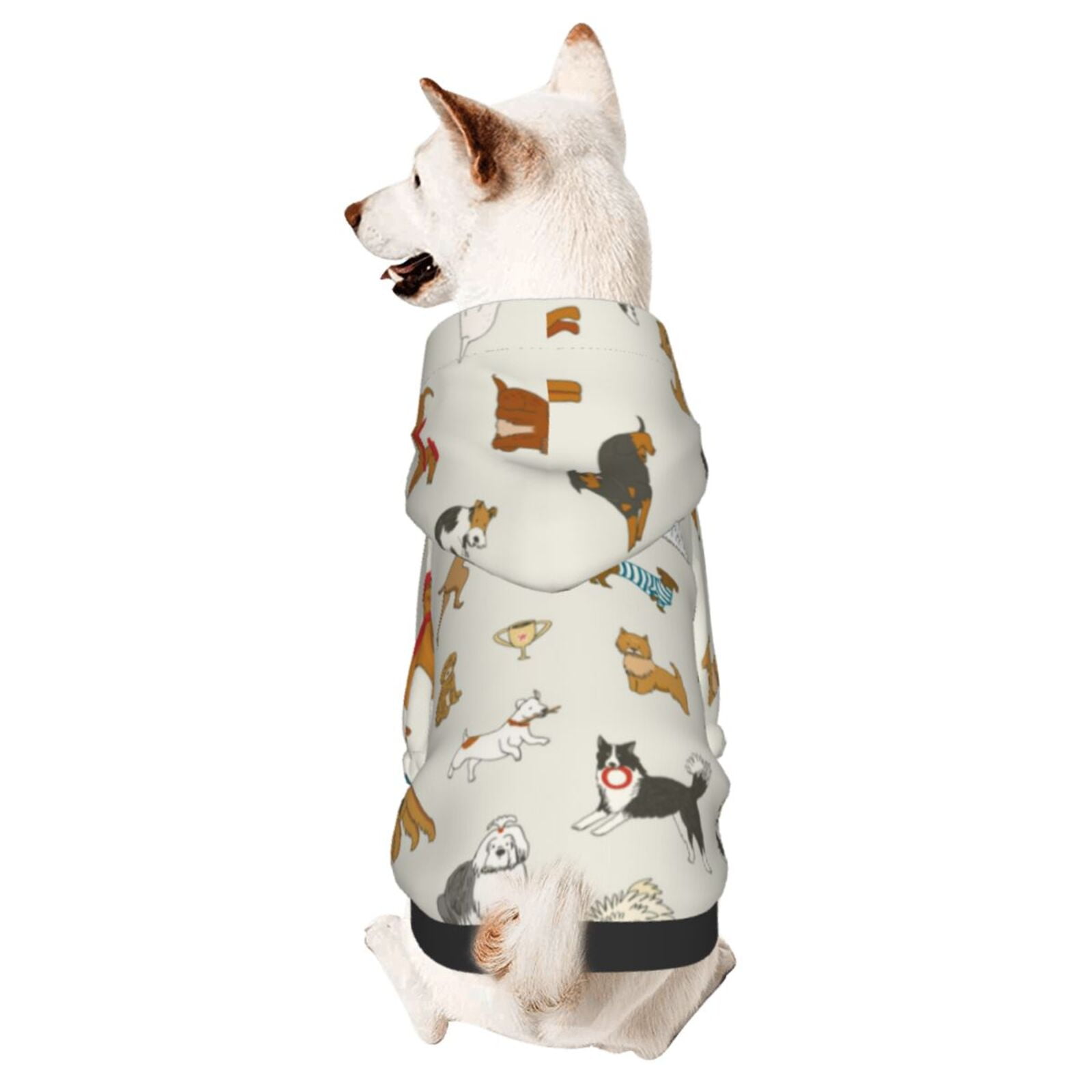 JUNZAN Dog Hoodie Puppy Sweater Sweatshirt,Cold Weather Coat Pet