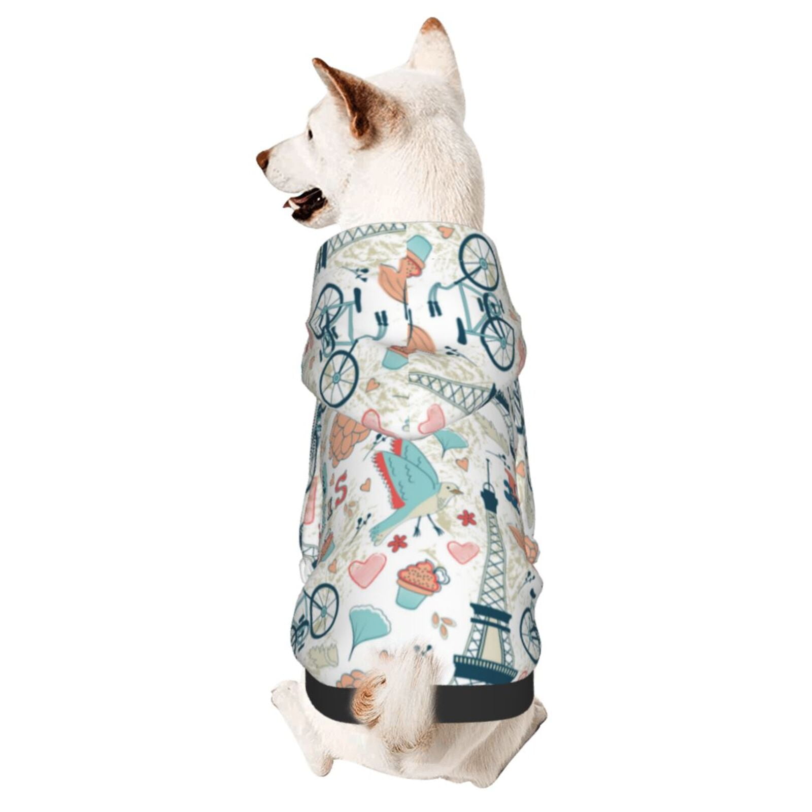 JUNZAN Dog Hoodie Puppy Sweater Sweatshirt,Cold Weather Coat Pet