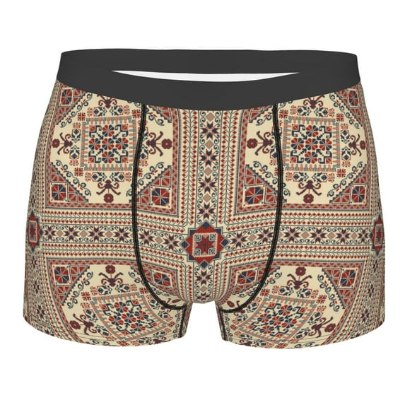 JUNZAN Fashion Tatreez1 Mens Underwear Boxer Briefs for Men’s-X-Large
