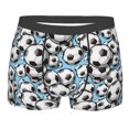 thumbnail image 1 of JUNZAN Football Soccer Ball Mens Underwear Boxer Briefs for Men’s-Medium, 1 of 7