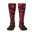 thumbnail image 1 of JUNZAN Fun Novelty Knee Warmer High Socks-Red Line, 1 of 9