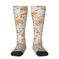 thumbnail image 1 of JUNZAN Fun Novelty Knee Warmer High Socks-Retro Floral Butterfly, 1 of 9