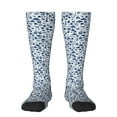 thumbnail image 1 of JUNZAN Fun Novelty Knee Warmer High Socks Seaside Primary Color Design, 1 of 6