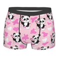 thumbnail image 1 of JUNZAN Funny Panda Draws A Heart Mens Underwear Boxer Briefs for Men’s - XX-Large, 1 of 5