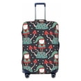 thumbnail image 1 of JUNZAN Gnome With Mushroom 2 Print Washable Luggage Cover - Fashion Suitcase Protector Fits 18-32 Inch Luggage (without luggage), 1 of 5
