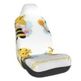 JUNZAN Gnomes Honey Bee Pattern Seat Covers,Universal Fit Sedans,Cars