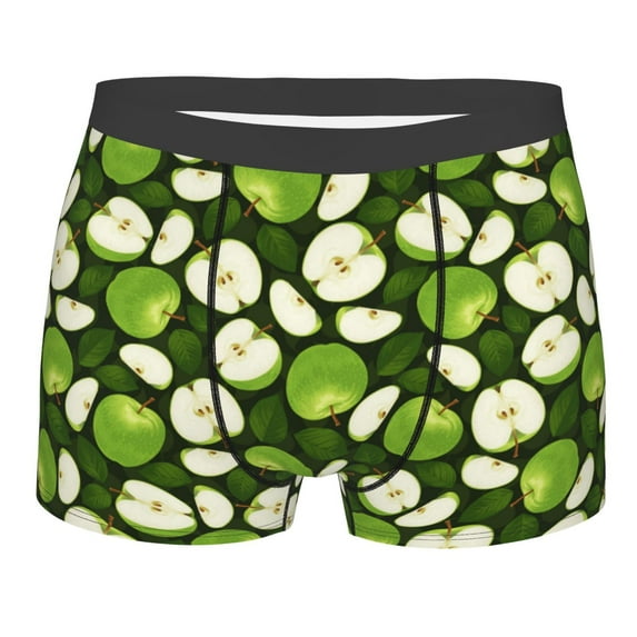 JUNZAN Green Fruit Mens Underwear Boxer Briefs for Men’s-XX-Large