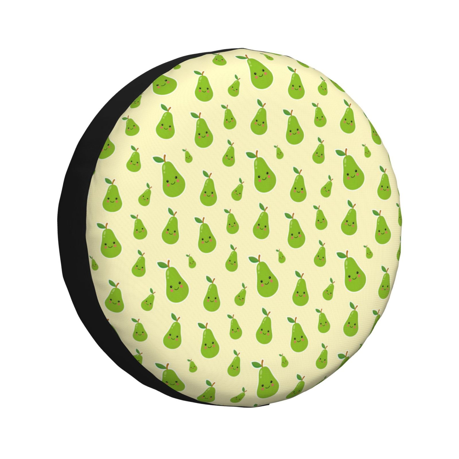 JUNZAN Green Pears1 Spare Tire Cover Wheel Protector for Truck SUV