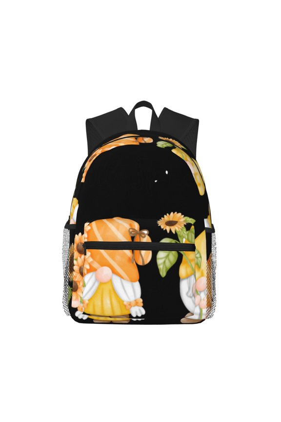 Hello Spring Sunflower Gnomes for Laptop Backpack for Women Men,Casual Backpack Travel Daypack Computer Bag Fit for Travel Hiking Weekend