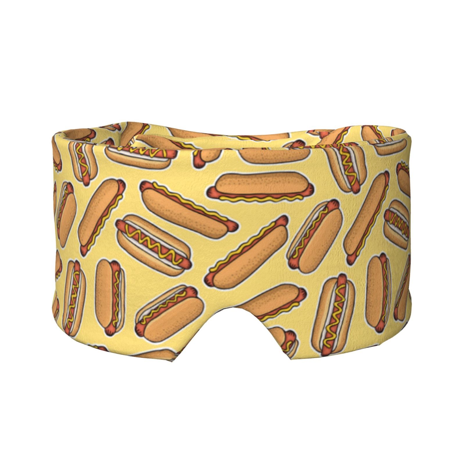 JUNZAN Hot Dogs for Blackout Sleep Mask Blocking Sleep Eye Masks for