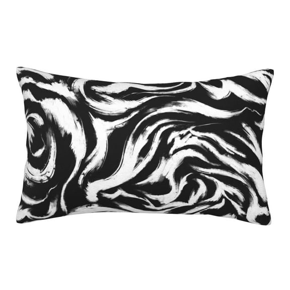 JUNZAN Leopard And Zebra 2 Pillow Cases Standard Size, with Envelope Closure Bed Pillow Cases(without pillow core),14"x20" inches