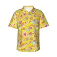thumbnail image 1 of JUNZAN Love Heart1 Pattern Hawaiian Shirt for Men,Summer Beach Casual Short Sleeve Button Down Shirts-Medium, 1 of 5