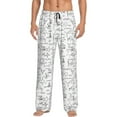 thumbnail image 1 of JUNZAN Men's Pajama Pants Chemical Formulas Sleepwear Pants PJ Bottoms Drawstring and Pockets, 1 of 5