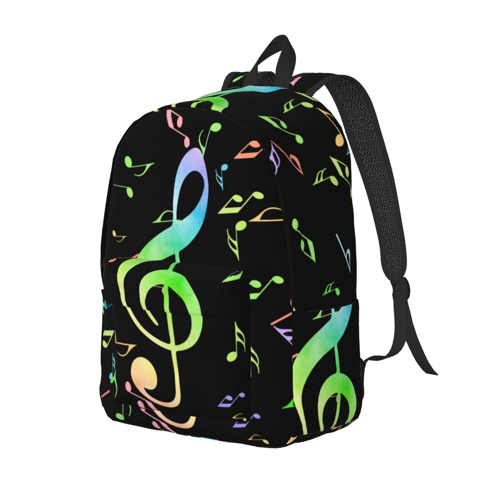 Rainbow Polka Dot Backpack – Large Capacity Laptop Bag For School, Work & Travel