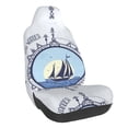 thumbnail image 1 of JUNZAN Not All Who Wander Are Lost2 Pattern Seat Covers,Universal Fit Sedans,Cars,Vans,SUV,Truck, 1 of 6