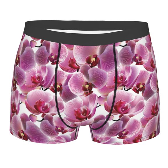 JUNZAN Orchids Flowers Mens Underwear Boxer Briefs for Men’s - XX-Large