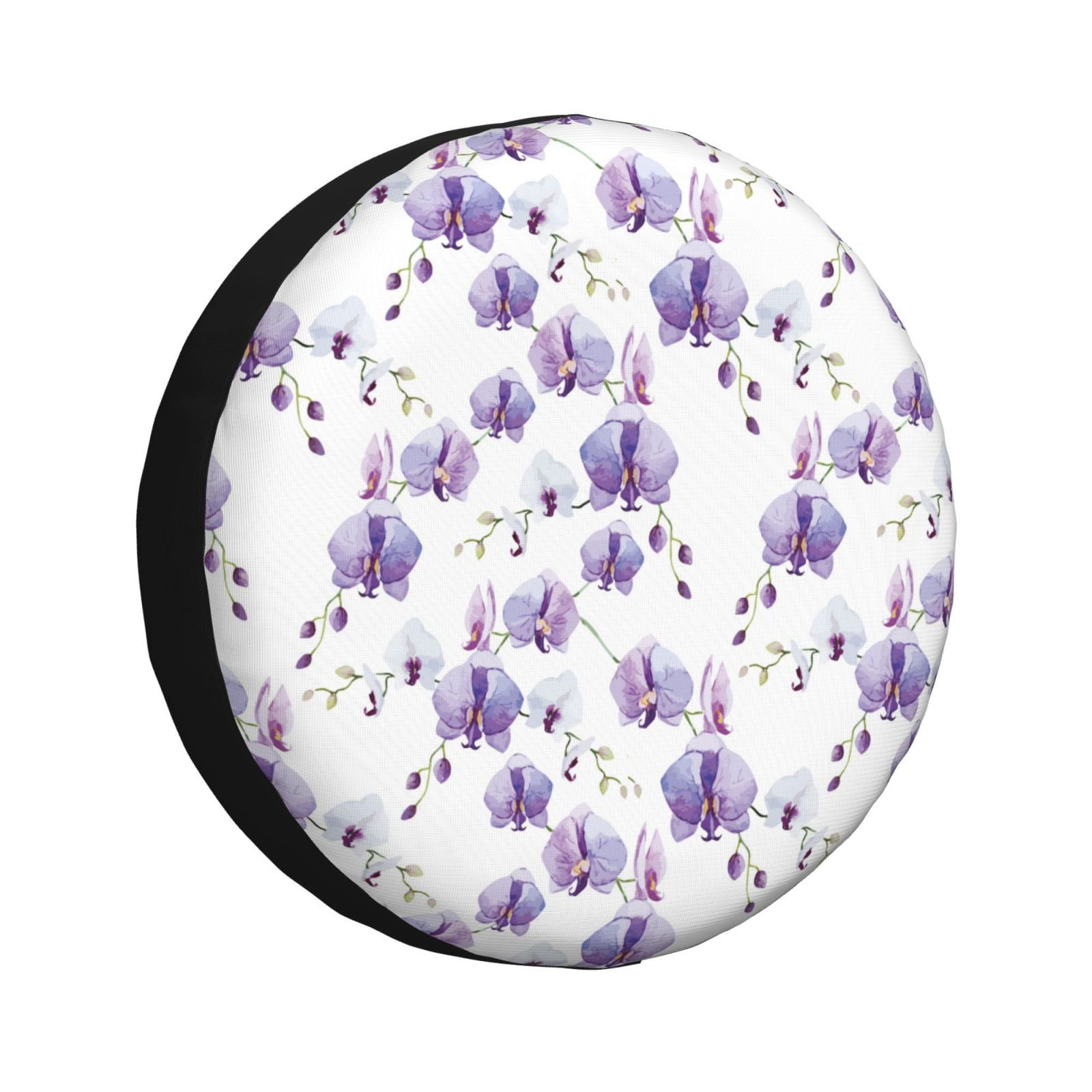 JUNZAN Orchids Flowers Tire Cover Wheel Protector for Truck SUV Trailer