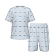 thumbnail image 1 of JUNZAN Party Shark Cute for Boys Girls Pajama Sets Toddler Sleepwear Summer Jammies 2pcs PJs, 1 of 7