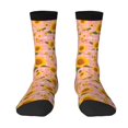 thumbnail image 1 of JUNZAN Plaid Sunflower Mens Funny Socks for Men Women Colorful Fun Novelty Crew Patterned Socks, 1 of 6