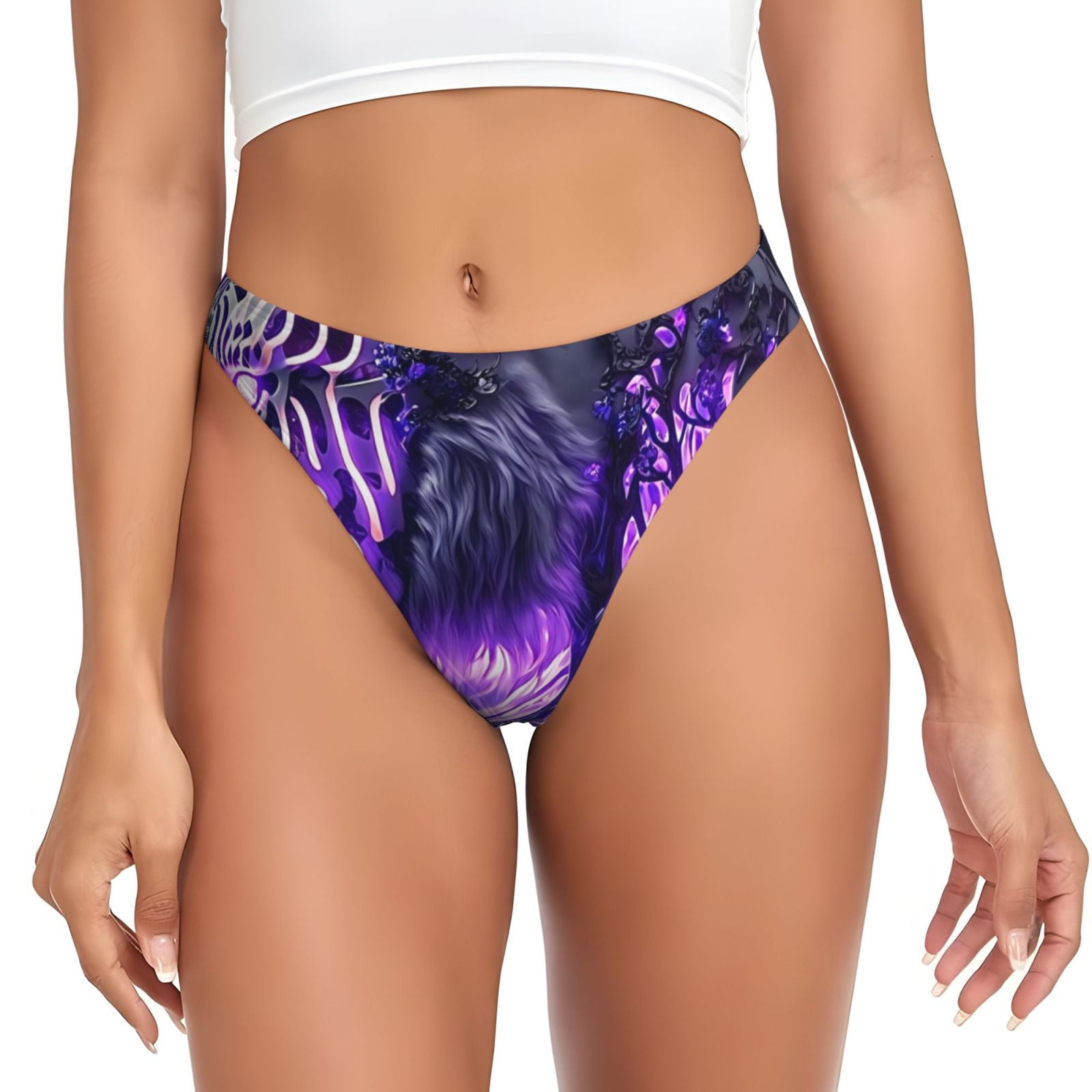 Purple Party Thong