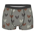 thumbnail image 1 of JUNZAN Rooster Mens Underwear Boxer Briefs for Men’s - XX-Large, 1 of 7