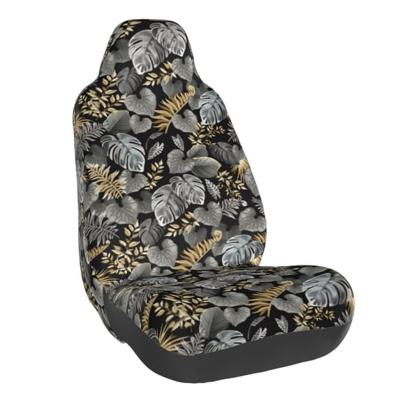 JUNZAN Rose Flowers Pattern Seat Covers,Universal Fit Sedans,Cars,Vans,SUV,Truck