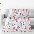 thumbnail image 1 of JUNZAN Sea Horse And Corals Print Flannel Fleece Blanket Throw Blanket for Bed,Sofa,Couch,Travel,Camping(80"x60" ), 1 of 5