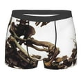 thumbnail image 1 of JUNZAN Skeleton Dance with Mushrooms Mens Underwear Boxer Briefs for Men’s-Large, 1 of 7