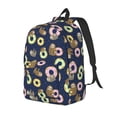 thumbnail image 1 of JUNZAN Sloth with Donuts Pattern Travel Laptop Backpack for Men Women,Casual Daypack College Backpack Business Work Bag for Weekender Business Hiking -Medium, 1 of 6