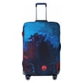 thumbnail image 1 of JUNZAN Spooky Halloween Night Scene Print Washable Luggage Cover - Fashion Suitcase Protector Fits 18-32 Inch Luggage (without luggage), 1 of 5