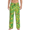 thumbnail image 1 of JUNZAN St. Patrick's day Men's Pajama Pants Sleepwear Pants PJ Bottoms Drawstring and Pockets-Large, 1 of 6