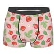 thumbnail image 1 of JUNZAN Strawberry Floral Mens Underwear Boxer Briefs for Men’s - Large, 1 of 7