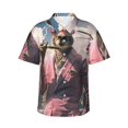 thumbnail image 1 of JUNZAN Stylish Kangaroo In Suit Pattern Hawaiian Shirt for Men,Summer Beach Casual Short Sleeve Button Down Shirts-X-Large, 1 of 5