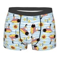 thumbnail image 1 of JUNZAN Submarine With Fishes Undersea Mens Underwear Boxer Briefs for Men’s - Medium, 1 of 5