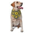 thumbnail image 1 of JUNZAN Sunflowers On Black And White Stripes Dog Bandanas,Dog Bandanas Scarf Triangle Bibs Kerchief Flannel Thicken Cotton Bandana for Small Medium Large Dogs and Cats, 1 of 6