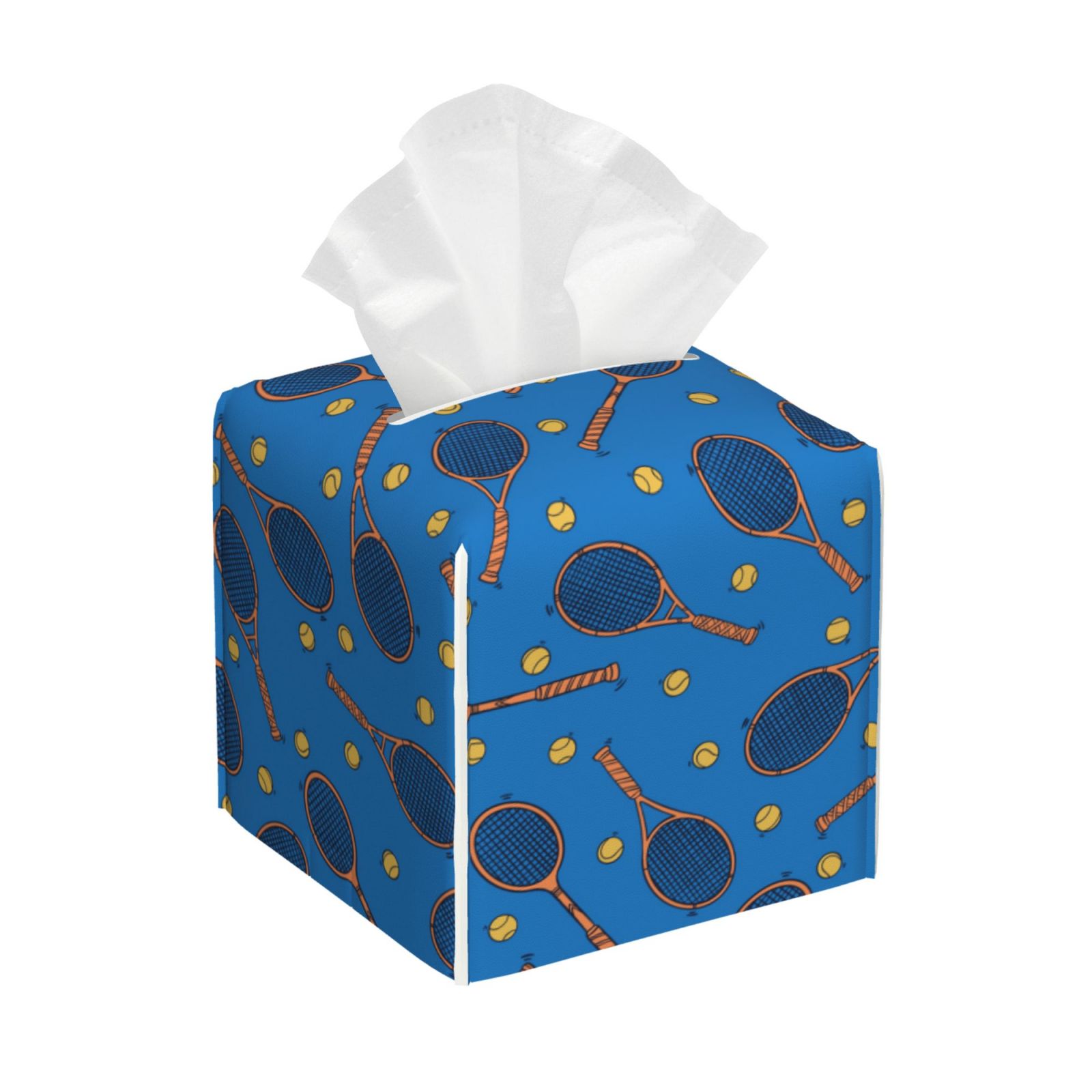 JUNZAN Tennis Rackets 1 for Tissue Box Cover Holder, Square Facial ...