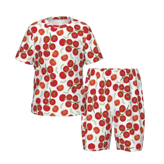 JUNZAN Tomato for Boys Girls Pajama Sets Toddler Sleepwear Summer Jammies 2pcs PJs