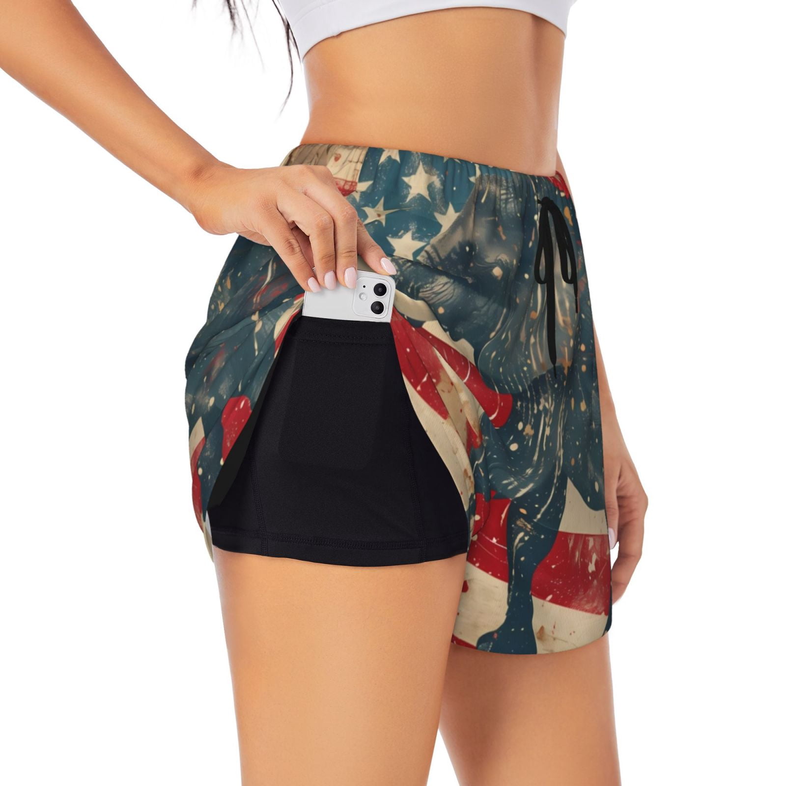 Great Description About American Flag Workout Shorts