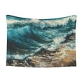 thumbnail image 1 of JUNZAN Waterproof Pet Blanket Dog Blankets, Blue Ocean Waves Pattern Printing Super Soft Warm,Urine Proof Washable Pet Blanket, 1 of 5