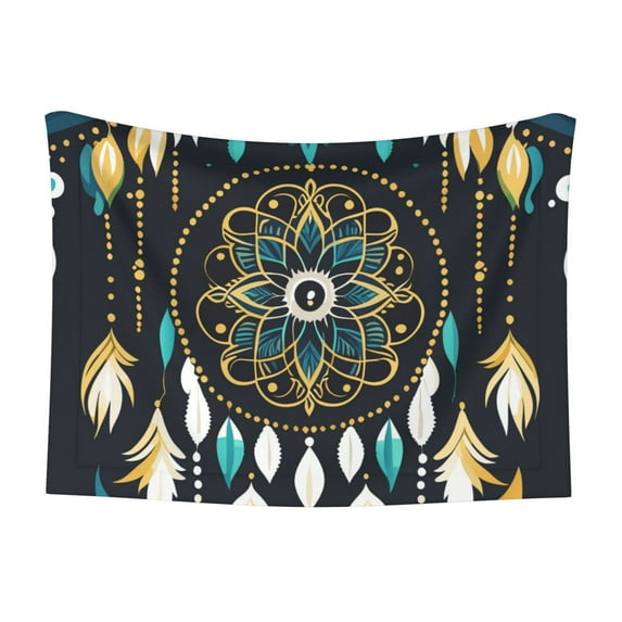 JUNZAN Waterproof Pet Blanket Dog Blankets, Boho Dreamcatcher Pattern Printing Super Soft Warm,Urine Proof Washable Pet Blanket