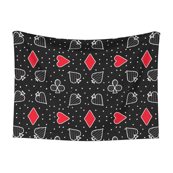 JUNZAN Waterproof Pet Blanket Dog Blankets, Card Suits Pattern Printing Super Soft Warm,Urine Proof Washable Pet Blanket