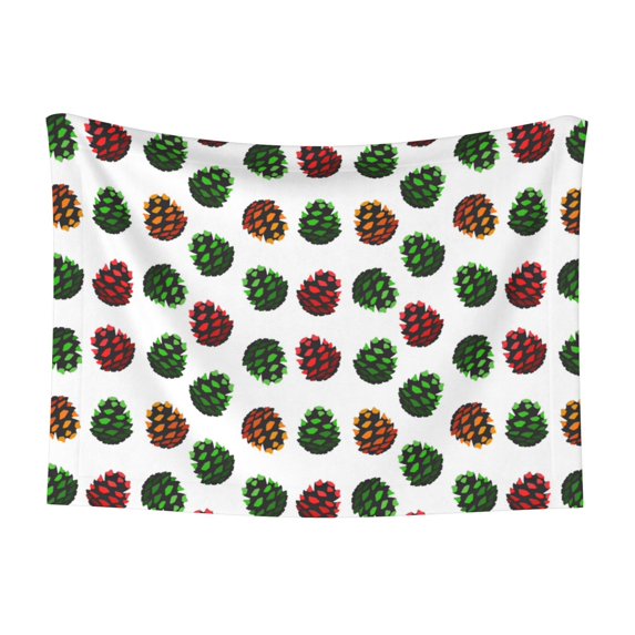 JUNZAN Waterproof Pet Blanket Dog Blankets, Colorful Autumn Pinecones Pattern Printing Super Soft Warm,Urine Proof Washable Pet Blanket