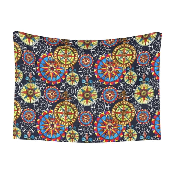 JUNZAN Waterproof Pet Blanket Dog Blankets, Colorful Compasses Pattern Printing Super Soft Warm,Urine Proof Washable Pet Blanket