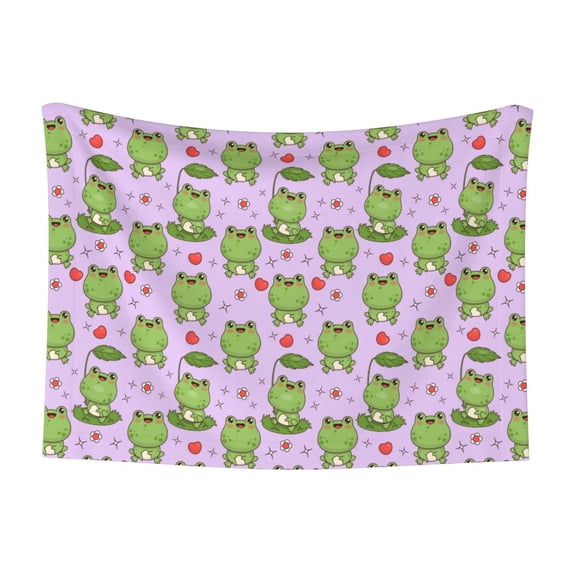 JUNZAN Waterproof Pet Blanket Dog Blankets, Happy Frogs1 Pattern Printing Super Soft Warm,Urine Proof Washable Pet Blanket